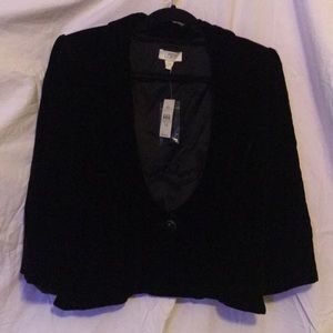 Black velvet jacket